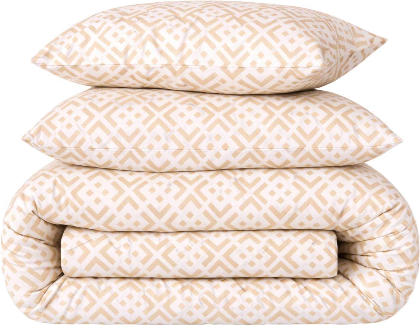 Комплект постільної білизни MirSon Бязь 17-0948 Abstract Beige 220х240 (2200013164753)